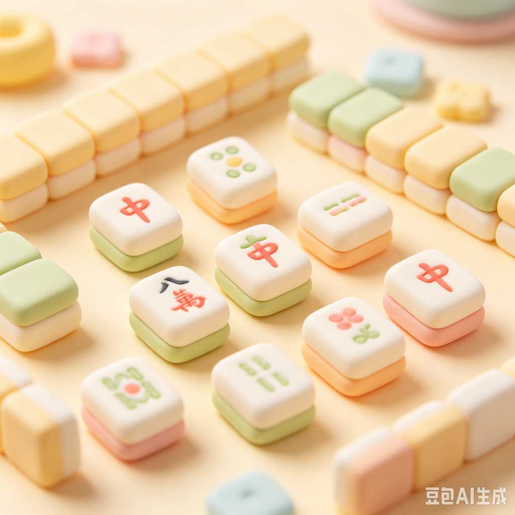 dual color mahjong tiles